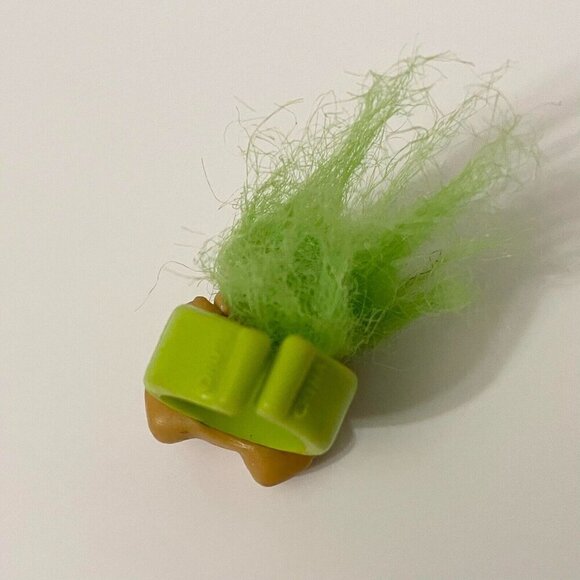 Vintage Troll Doll Halloween Masked Man Ring Troll Dolls Green - Picture 15 of 16
